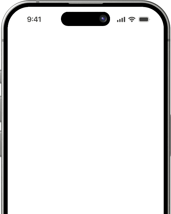 A mobile frame that wraps the screenshot of the sample work